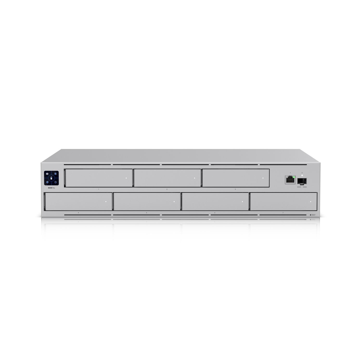 UNVR-PRO - Videograbador Ubiquiti NVR 60 Canales 7 Bah�as 1xRJ45 Ethernet LAN 10 GbE Rack 2U Gris (UNVR-PRO)