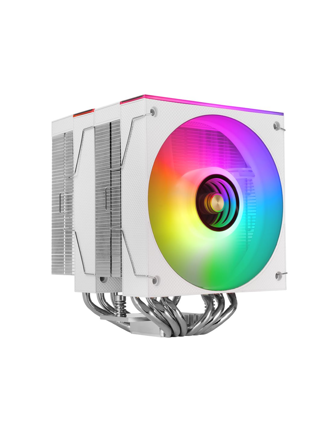 MCPUX26W - Ventilador CPU Mars Gaming ARGB 350w 2x120mm Blanco (MCPUX26W)