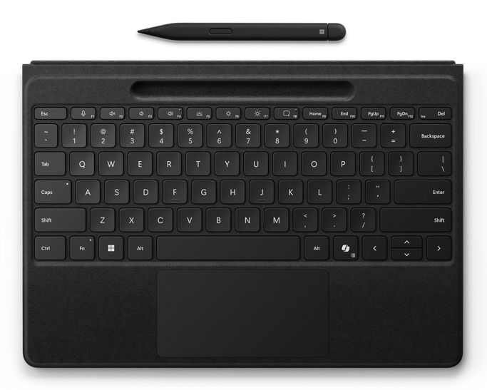 8YU-00013 - Teclado Microsoft Surface Pro Flex KB LED QWERTY Bluetooth S-Pen Negro (8YU-00013)