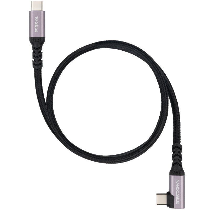 10.01.4701 - Cable Nanocable USB-C/M a USB-C/M PD 100W 1m Negro (10.01.4701)