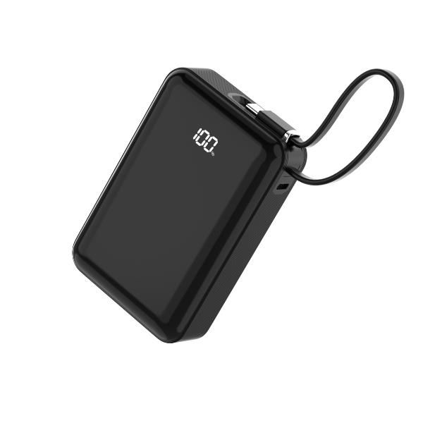 NXPW65WPRO - PowerBank NILOX 20000mAh 65W 2xUSB-C + Cable Negro (NXPW65WPRO)