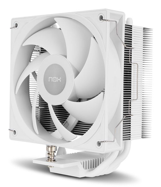 NXHUMMERR400WH - Ventilador CPU NOX R-400 con Disipador Multisocket 120mm Blanco (NXHUMMERR400WH)