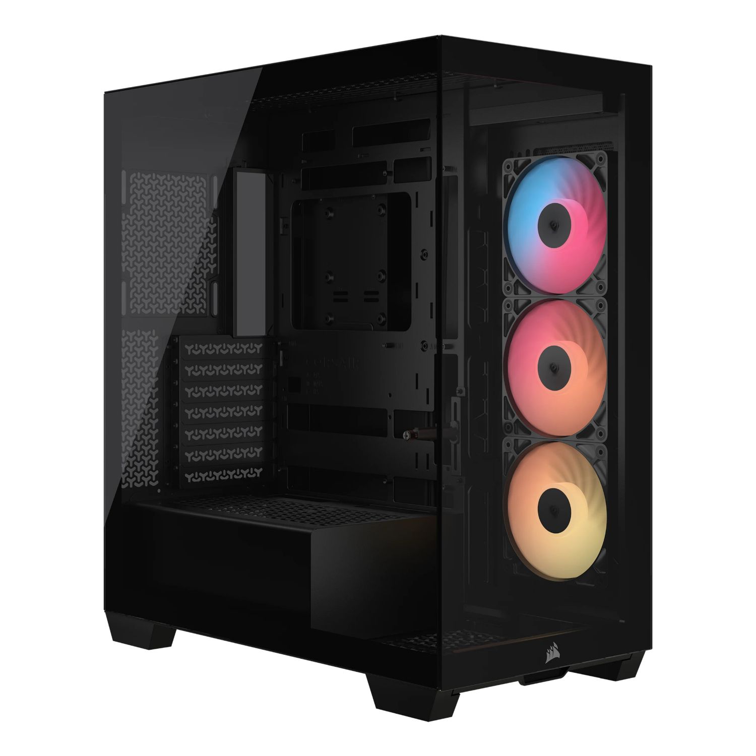 CC-9011322-WW - Caja Gaming Corsair 3500X RS-R Panel Lateral de Cristal Templado ARGB 2xUSB-A 3.0 1xUSB-C 3.1 ATX EATX mATX Mini-ITX Negra (CC-9011322-WW)