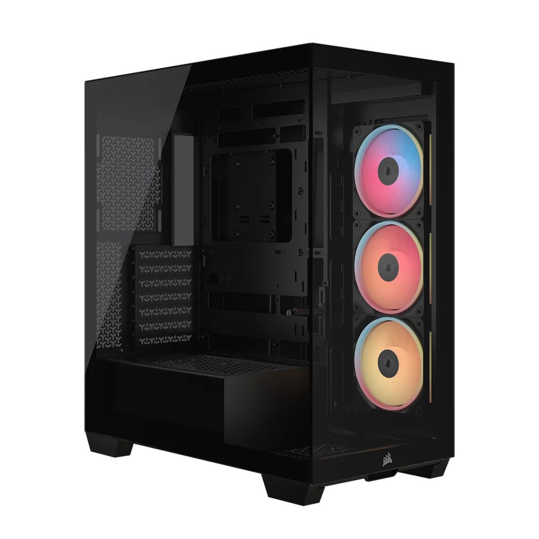 CC-9011324-WW - Caja Corsair 3500X LX-R ARGB iCue Panel Lateral de Cristal Templado 2xUSB-A 3.0 1xUSB-C 3.1 ATX EATX mATX Mini-ITX Negra (CC-9011324-WW)