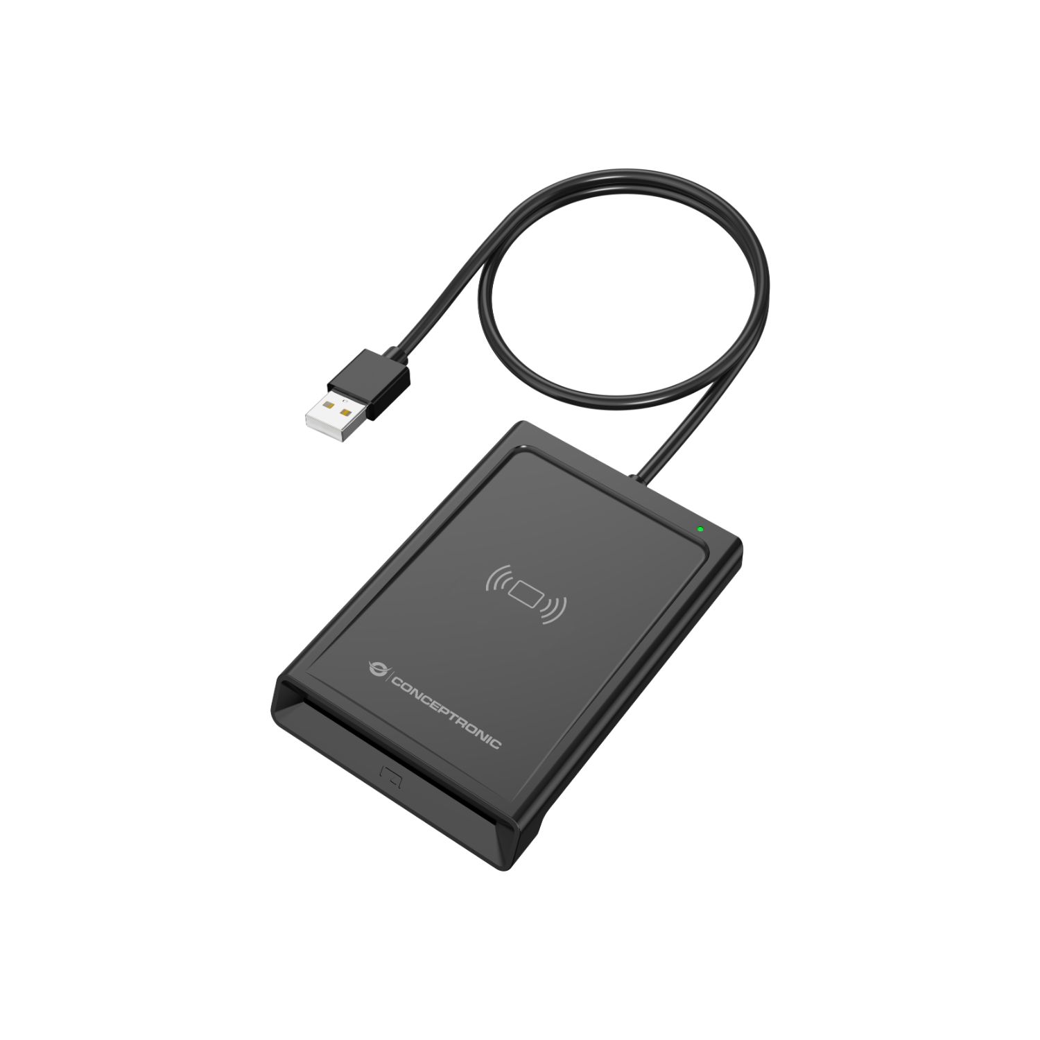 BIAN11B - Lector de Tarjetas CONCEPTRONIC NFC USB 2.0 Negro (BIAN11B)