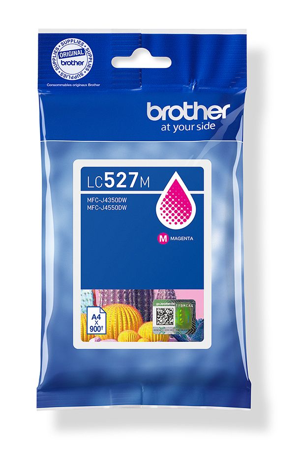 LC527M - Tinta BROTHER Magenta 900 p�ginas (LC527M)