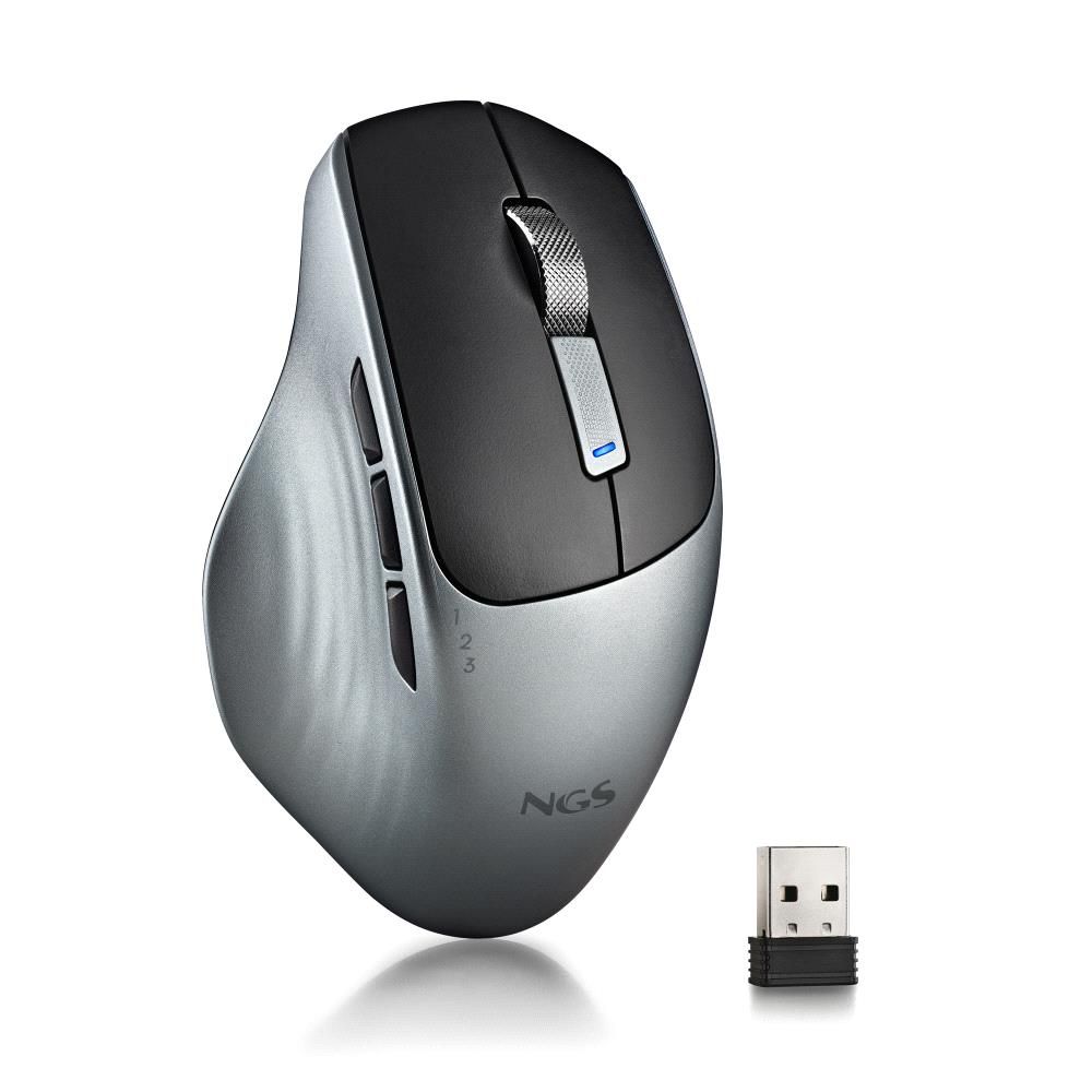 LUSH-RB - Rat�n NGS Wireless 1600dpi Multimodo, Grafito. (LUSH-RB)