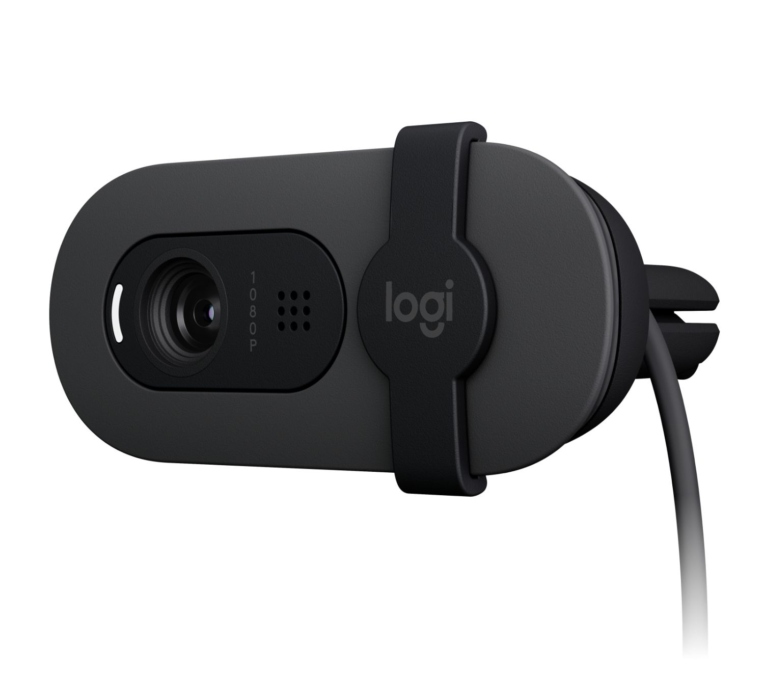 LOG-WEBCAM BRIO 100 BK - WebCam Logitech Brio 100 2mp FHD Micr�fono Integrado USB Clip/Soporte Cable 1.5m Grafito (960-001585)