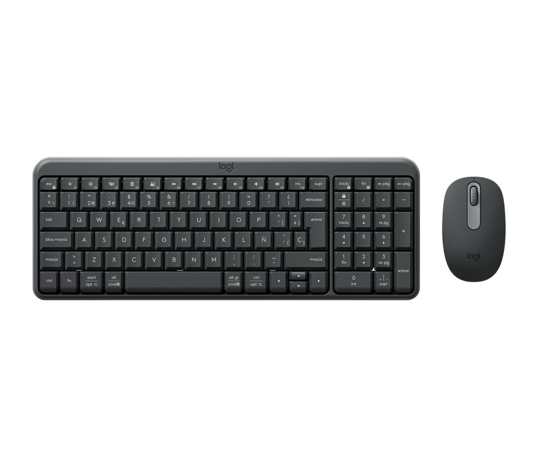 LOG-DESK MK250 INAL COM BK - Kit Teclado + Rat�n Logitech MK250 QWERTY RF Wireless/Bluetooth 1000dpi Grafito (920-013543)