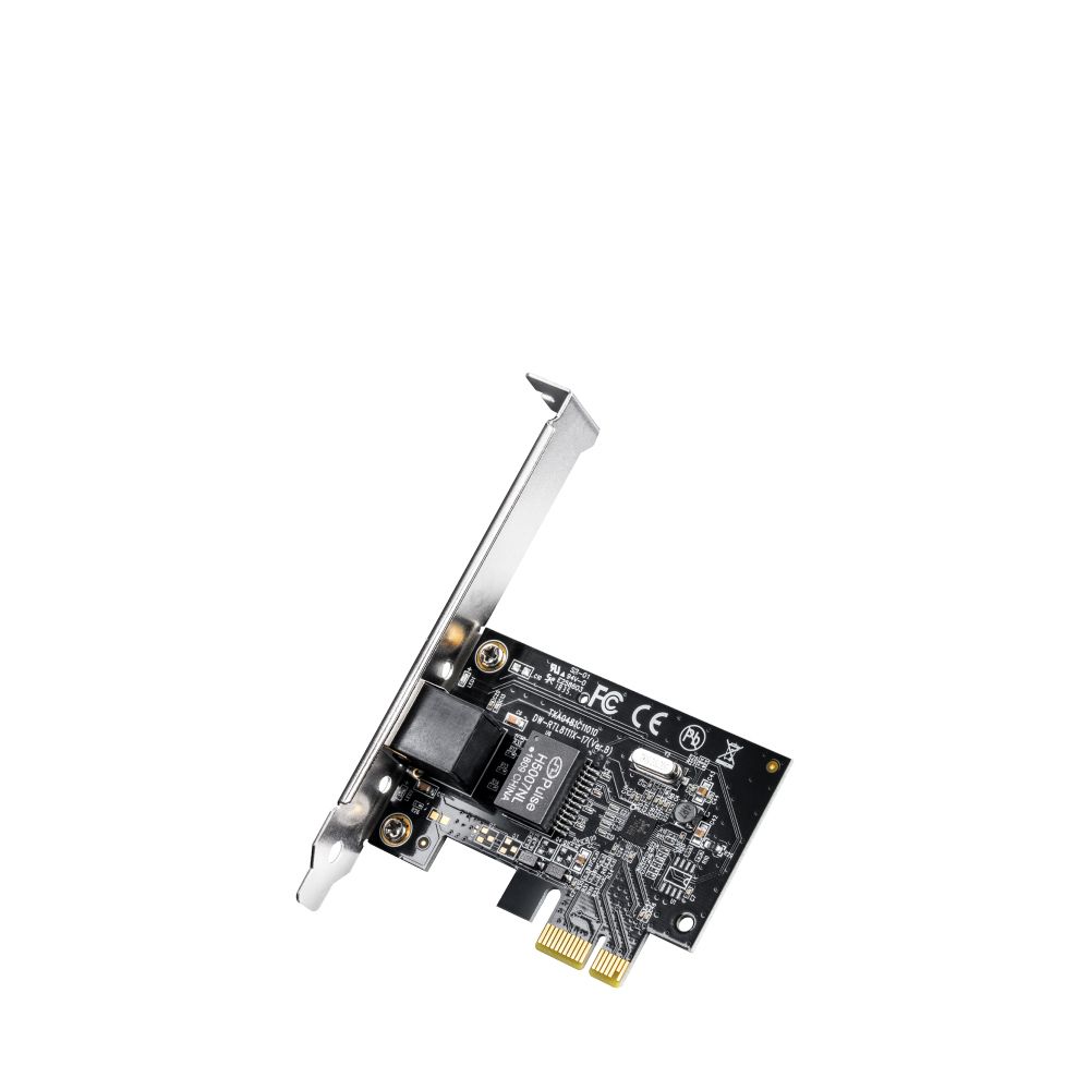PE10 - Adaptador de Red CUDY PCIe 1xRJ45 Ethernet LAN GbE PC (PE10)