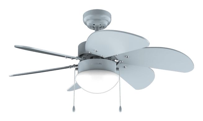 08452 - Ventilador de Techo CECOTEC EnergySilence Aero 3600 Vision Full Sky 50W 36? con L�mpara 6 Aspas 3 Velocidades Modo Summer/Winter Azul Cielo (08452)