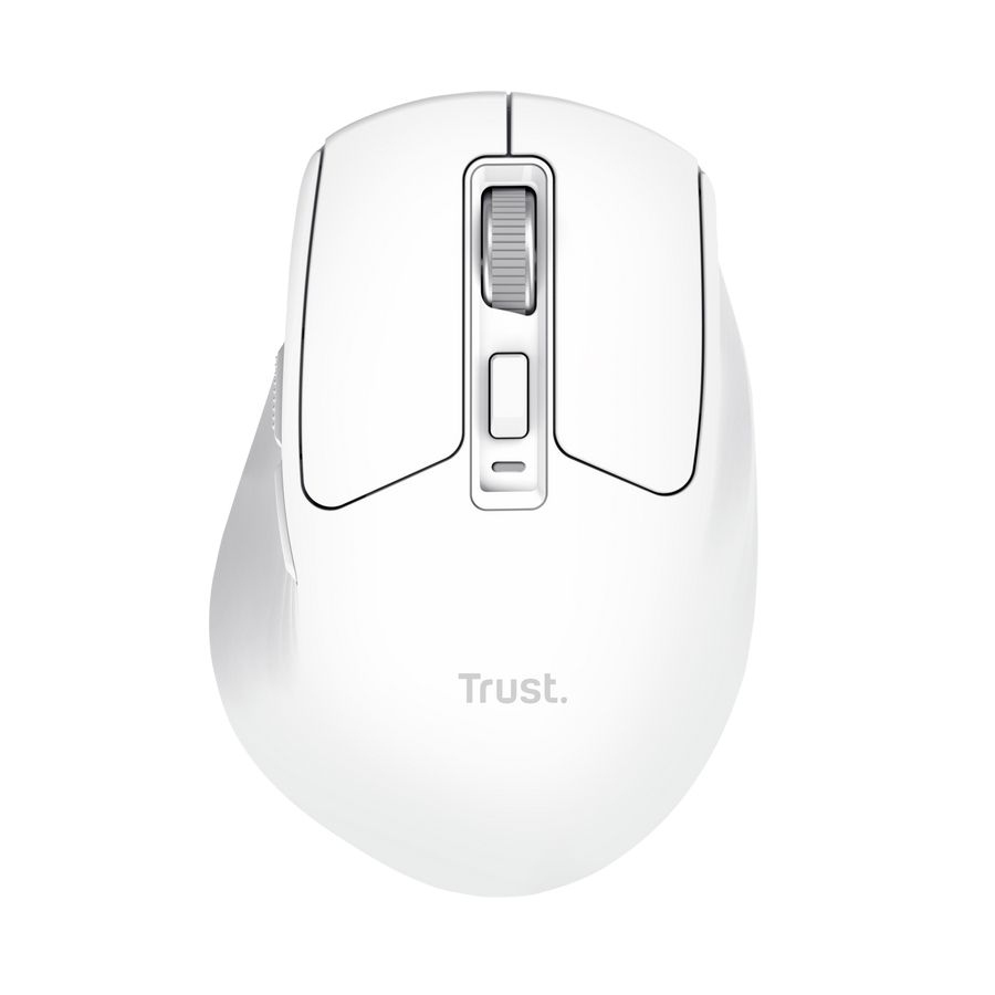 26022 - Rat�n Trust Niven Ergon�mico Diestro Clic Silencioso RF Wireless/Bluetooth USB-A 3200dpi 7 Botones Blanco (26022)