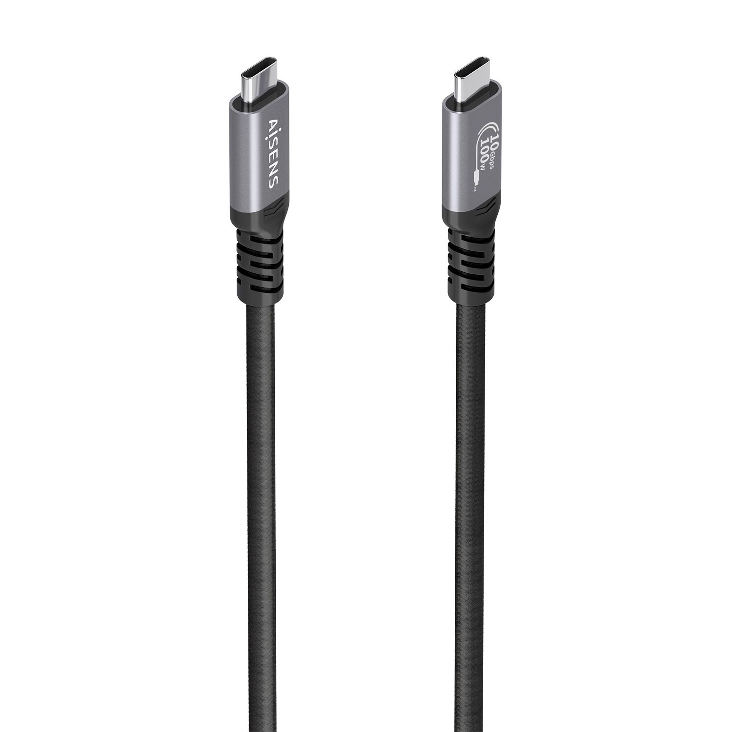 A107-0989 - Cable AISENS USB-C/M a USB-C/M PD 3.0 100W 4m Negro (A107-0989)