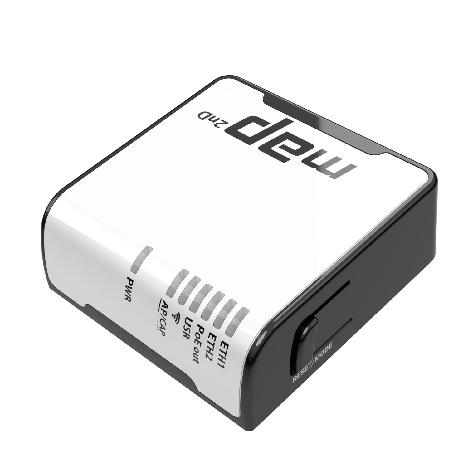 wAPR-2nD&EC200A-EU - Router Mikrotik 2xRJ45 1xUSB-B 2.0 WiFi PoE Ethernet LAN 10/100 Antena Interna 1.2 dBi Blanco/Negro (rbmap2nd)