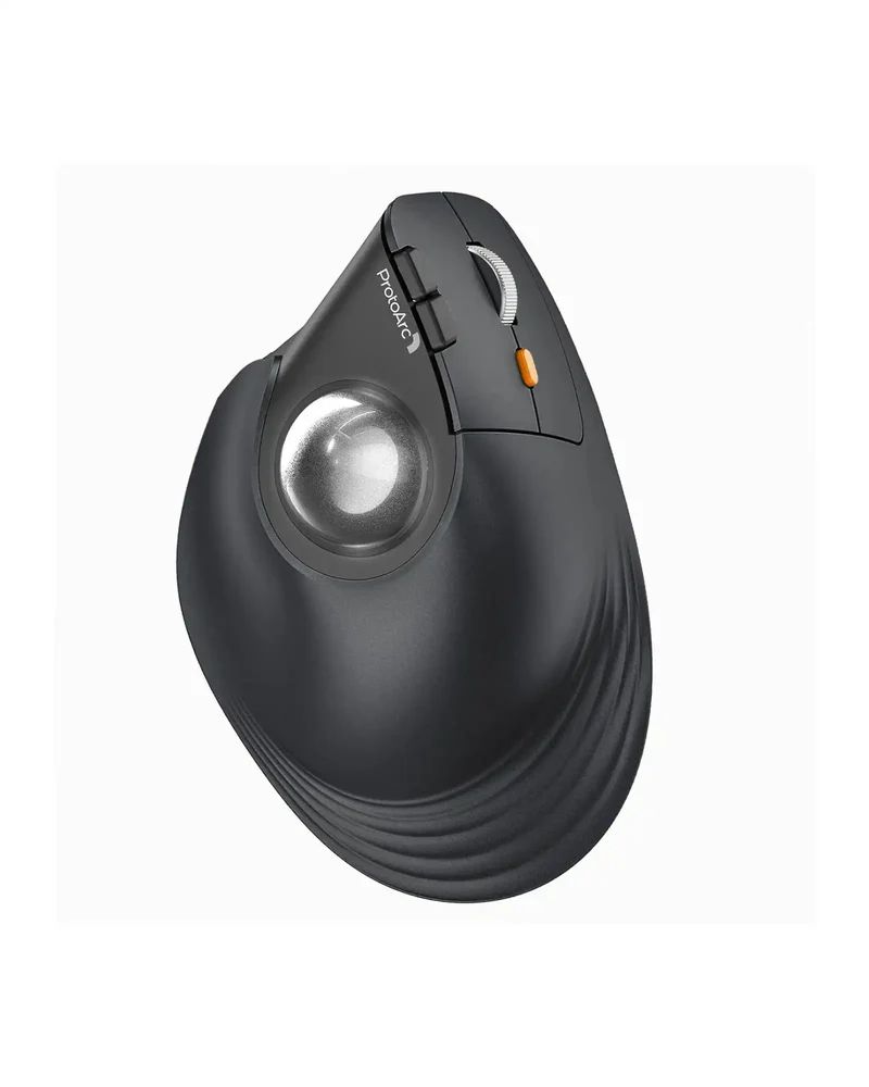 CP015520 - Rat�n Vertical Ergon�mico ProtoArc EM05 NL Trackball Wireless Gris (CP015520)
