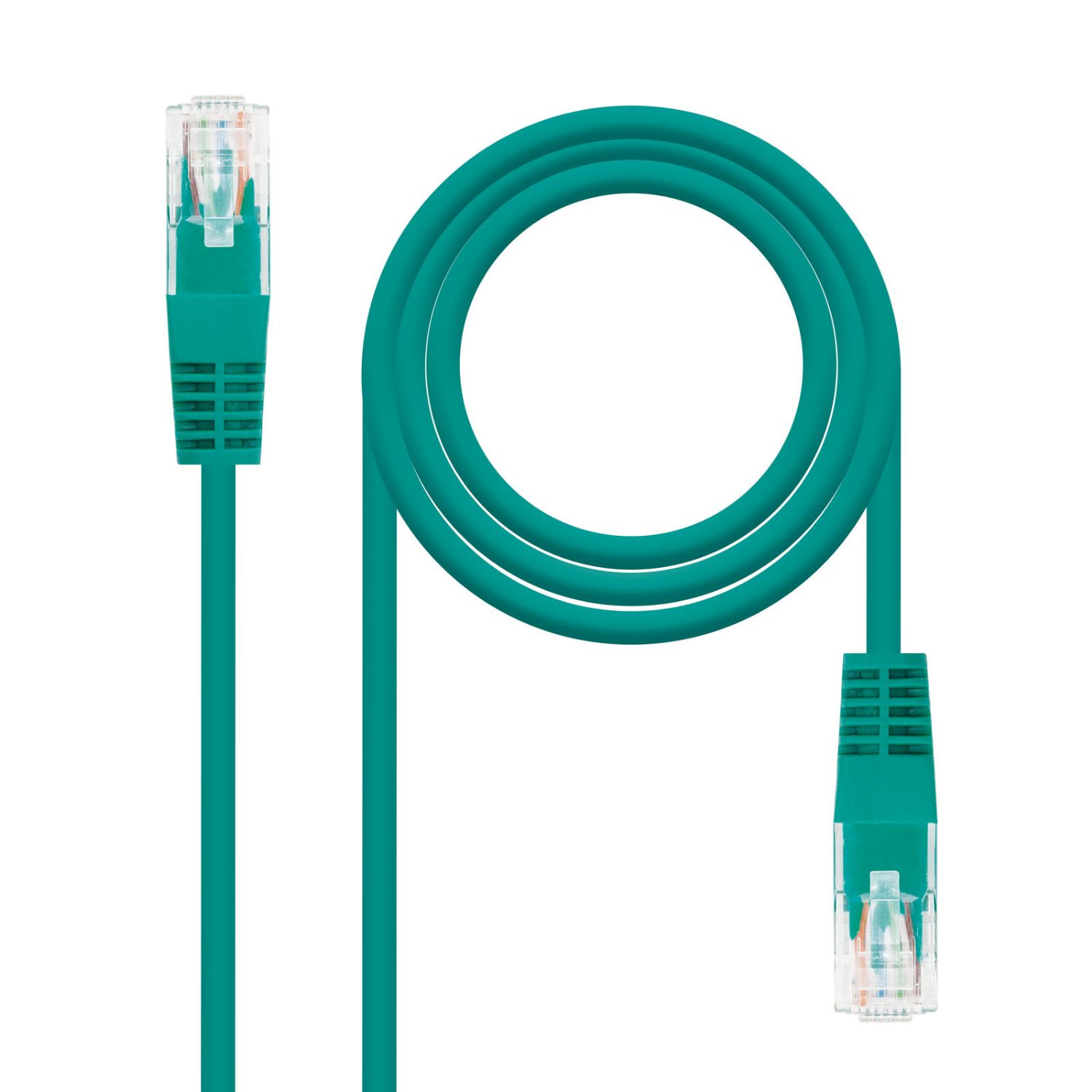10.20.0402-GR - Nanocable RJ45 Cat.6 UTP AWG24 2m Verde (10.20.0402-GR)