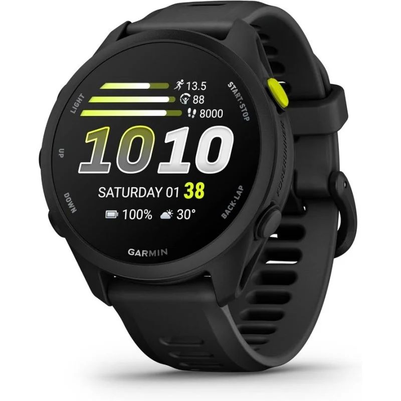 010-04307-00 - Smartwatch Garmin Forerunner 70 AMOLED Color T�ctil 1.2? 30.4mm 512Mb Bluetooth GPS Cuerpo Negro Correa Silicona Negra (010-04307-00)