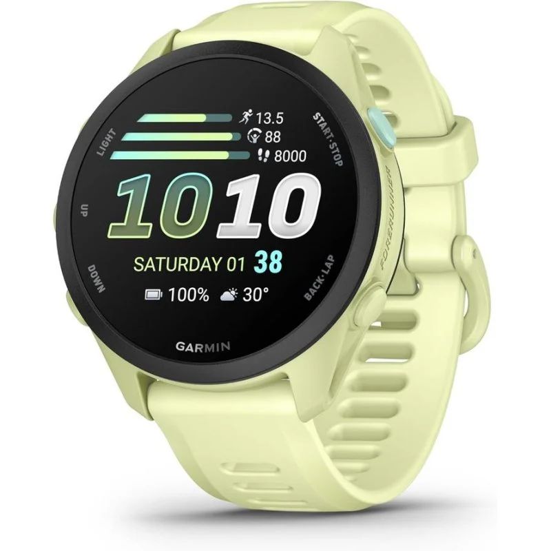 010-04307-02 - Smartwatch Garmin Forerunner 70 AMOLED Color T�ctil 1.2? 30.4mm 512Mb Bluetooth GPS Cuerpo Amarillo Correa Silicona Amarilla (010-04307-02)