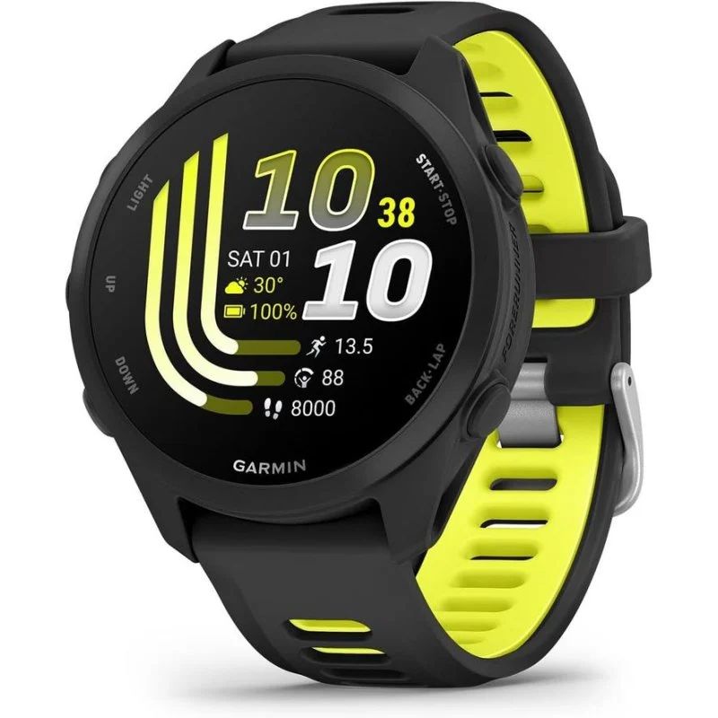 010-03920-00 - Smartwatch Garmin Forerunner 170 AMOLED Color T�ctil 1.2? 4Gb Bluetooth GPS Cuerpo Negro Correa Negra/Amarilla (010-03920-00)