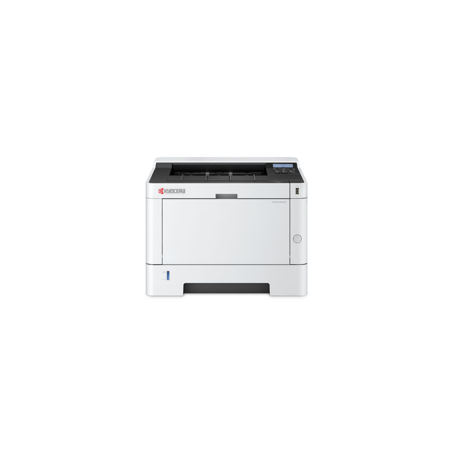 110C153NL0 - Impresora L�ser Kyocera ECOSYS PA4000x Pantalla LCD 1200x1200dpi A4 B/N 512Mb 2 Bandejas de Entrada 1xUSB 2.0 Ethernet LAN GbE D�plex Negra/Blanca (110C153NL0)