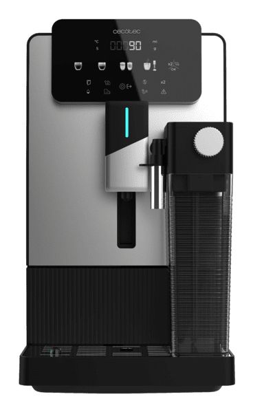 A01_EU01_115412 - Cafetera Superautom�tica CECOTEC Cremmaet Latte Compacta 6 Bebidas: Espresso/Americano/Cappuccino/Latte/Leche Caliente/Agua Caliente Pantalla T�ctil 1.5? 19 Bares Tanque de Leche 400ml Sistema Thermoblock (A01_EU01_115412)