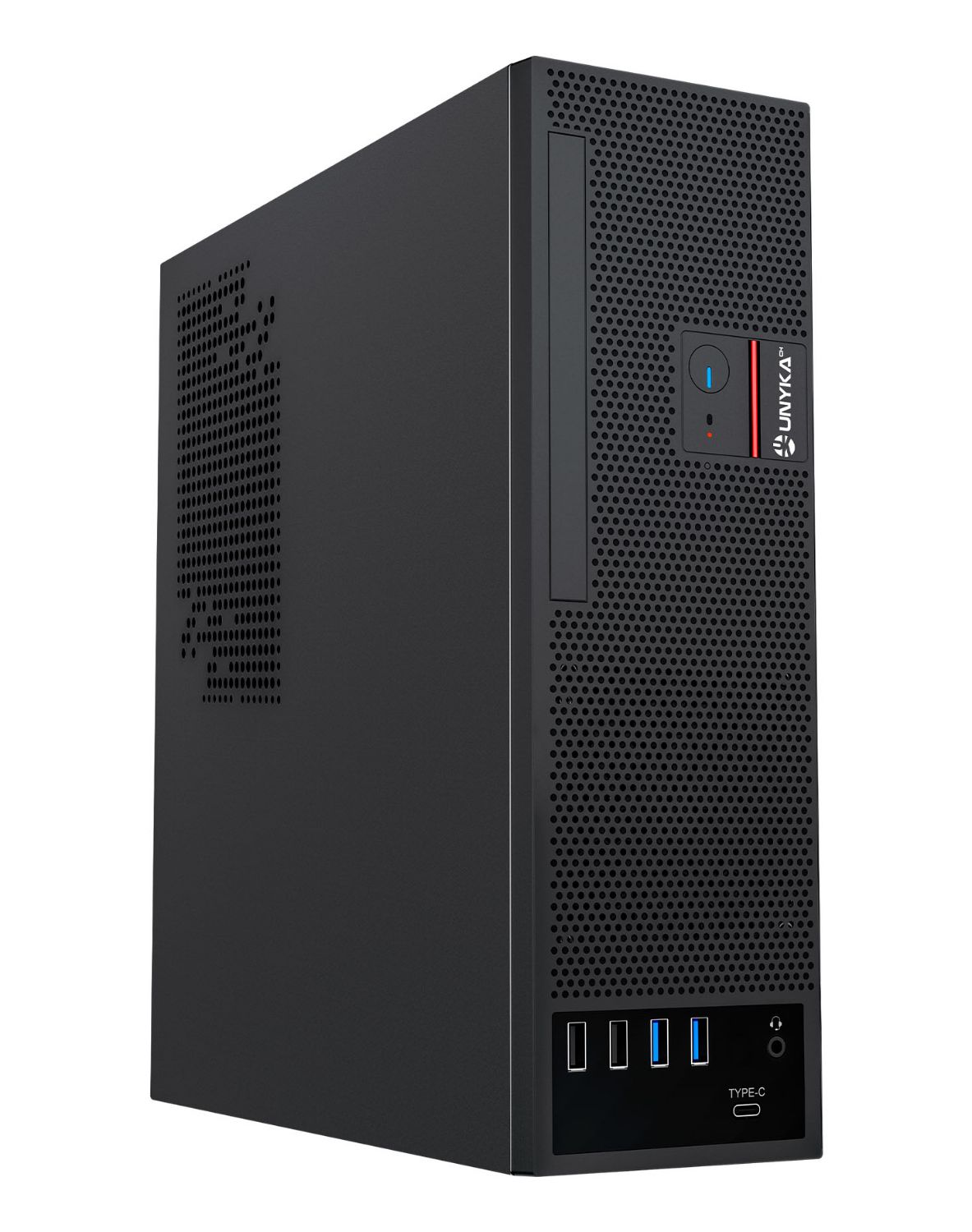 UK52118-OC - Caja UNIKA Slim SFF UK3006 150W 2xUSB 2.0 2xUSB-A 3.0 1xUSB-C mATX ITX Negra (UK52118-OC)