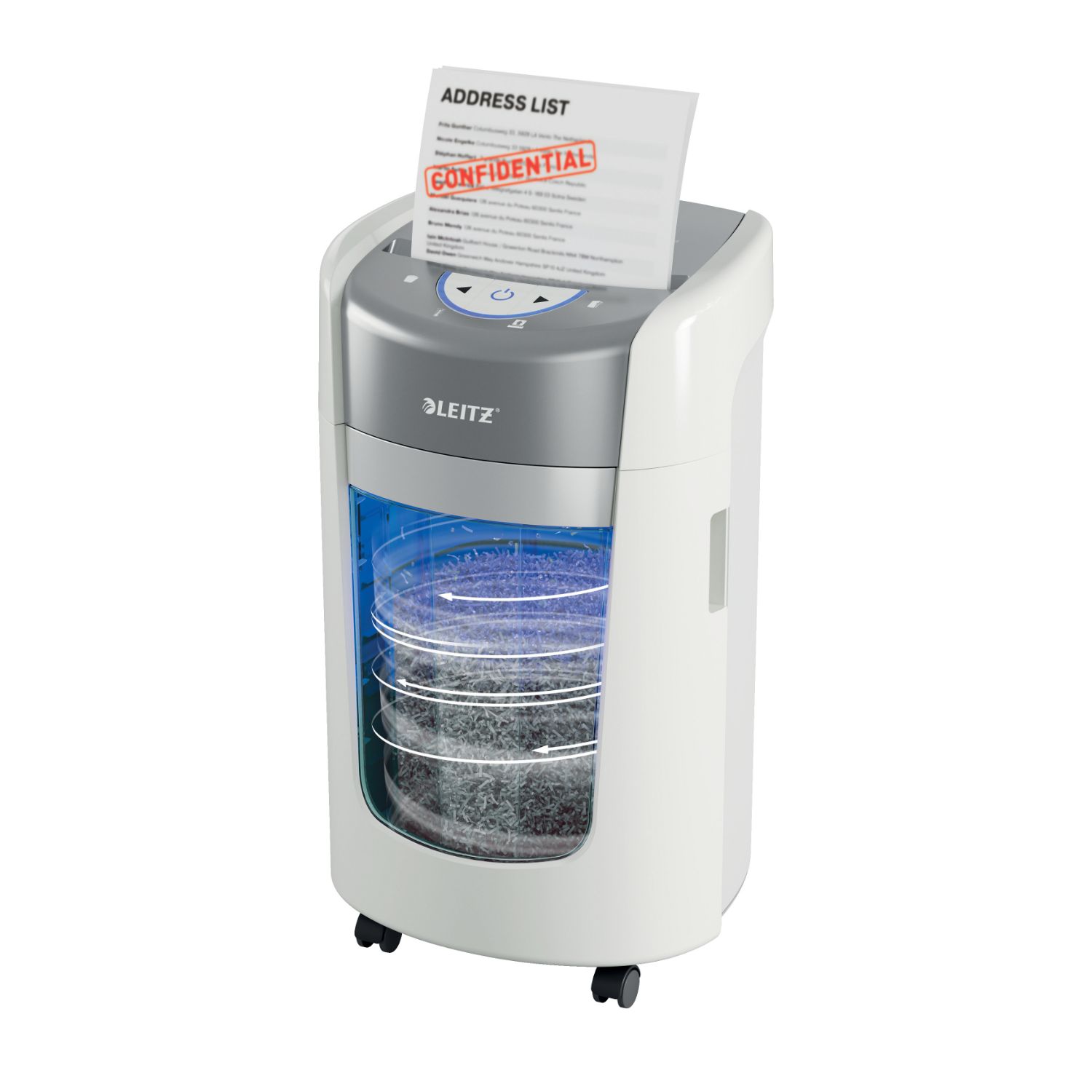 8358-00-00 - Destructora Leitzs OptiMax Small Office P-5 con Tecnolog�a de Giro de la Papelera, Capacidad 15L. (8358-00-00)