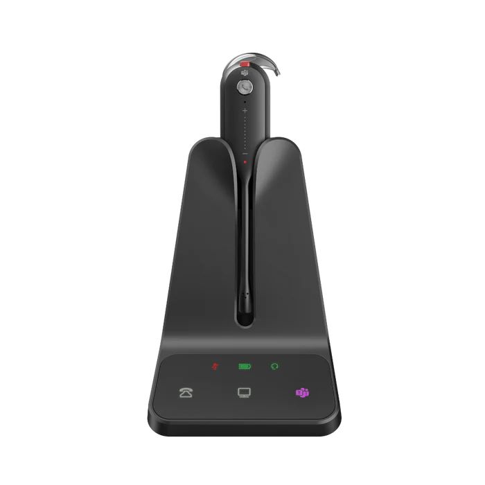 WH63 E2 TEAMS - Auricular Yealink DECT para PC y tel�fonos IP con largo alcance inal�mbrico, micr�fonos duales con cancelaci�n de ruido y 4 opciones de uso diferentes. (WH63 E2 TEAMS)