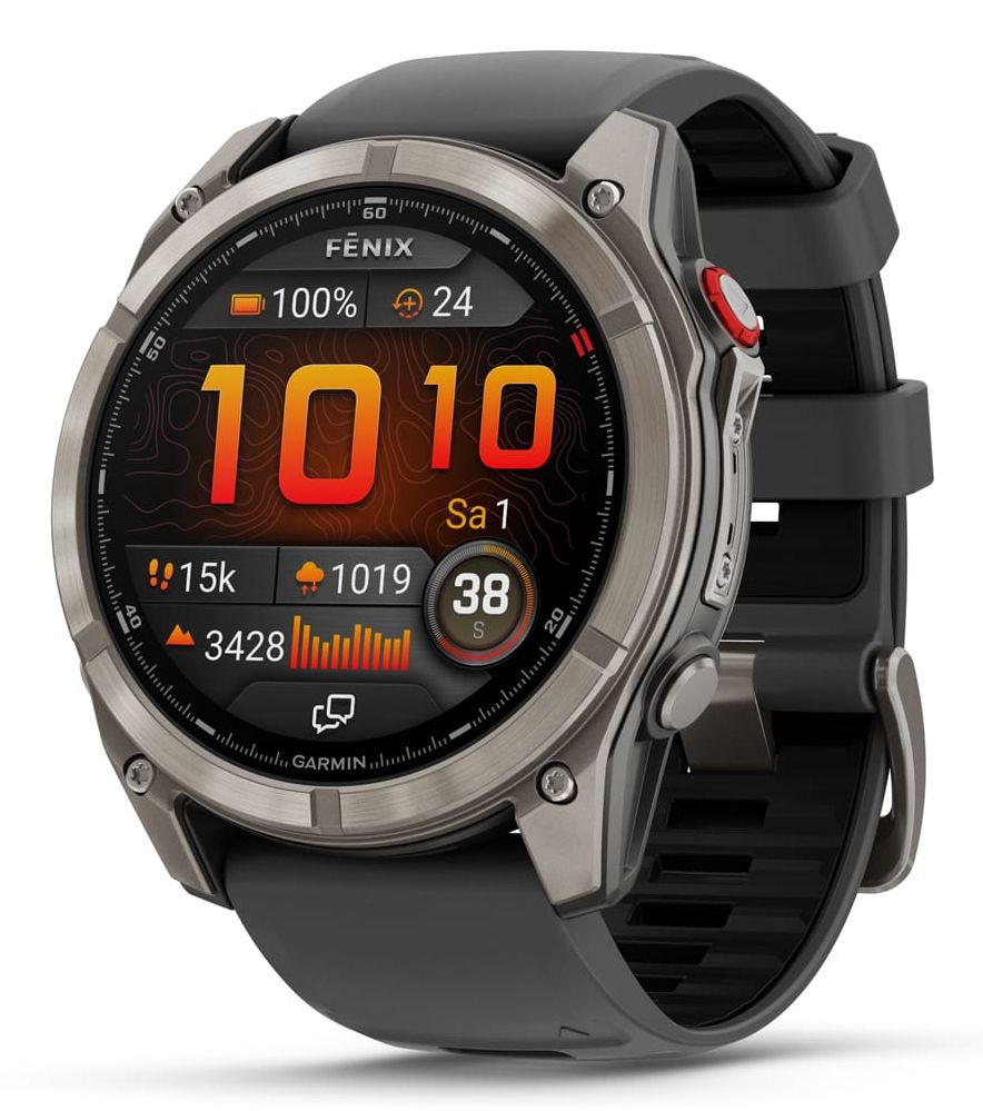 010-03199-11 - Smartwatch Garmin Fenix 8 Pro AMOLED Digital T�ctil 1.4? 51mm Color 32Gb Multideporte Micr�fono/Altavoces Integrados NFC WiFi Bluetooth GPS ANT+ Cuerpo Grafito/Titanio Correa Negra (010-03199-11)