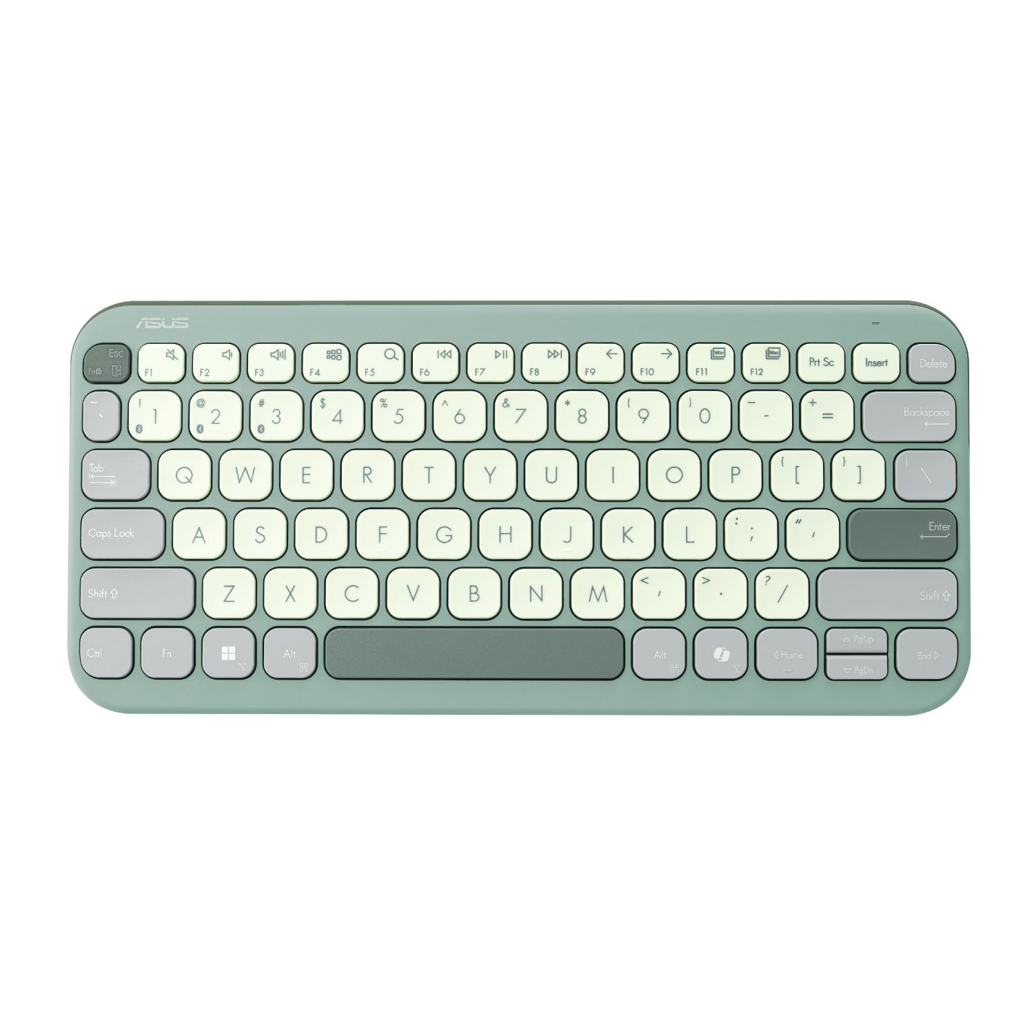 90XB0880-BKB220 - Teclado Asus Marshmallow KW100 Wireless Verde (90XB0880-BKB220)
