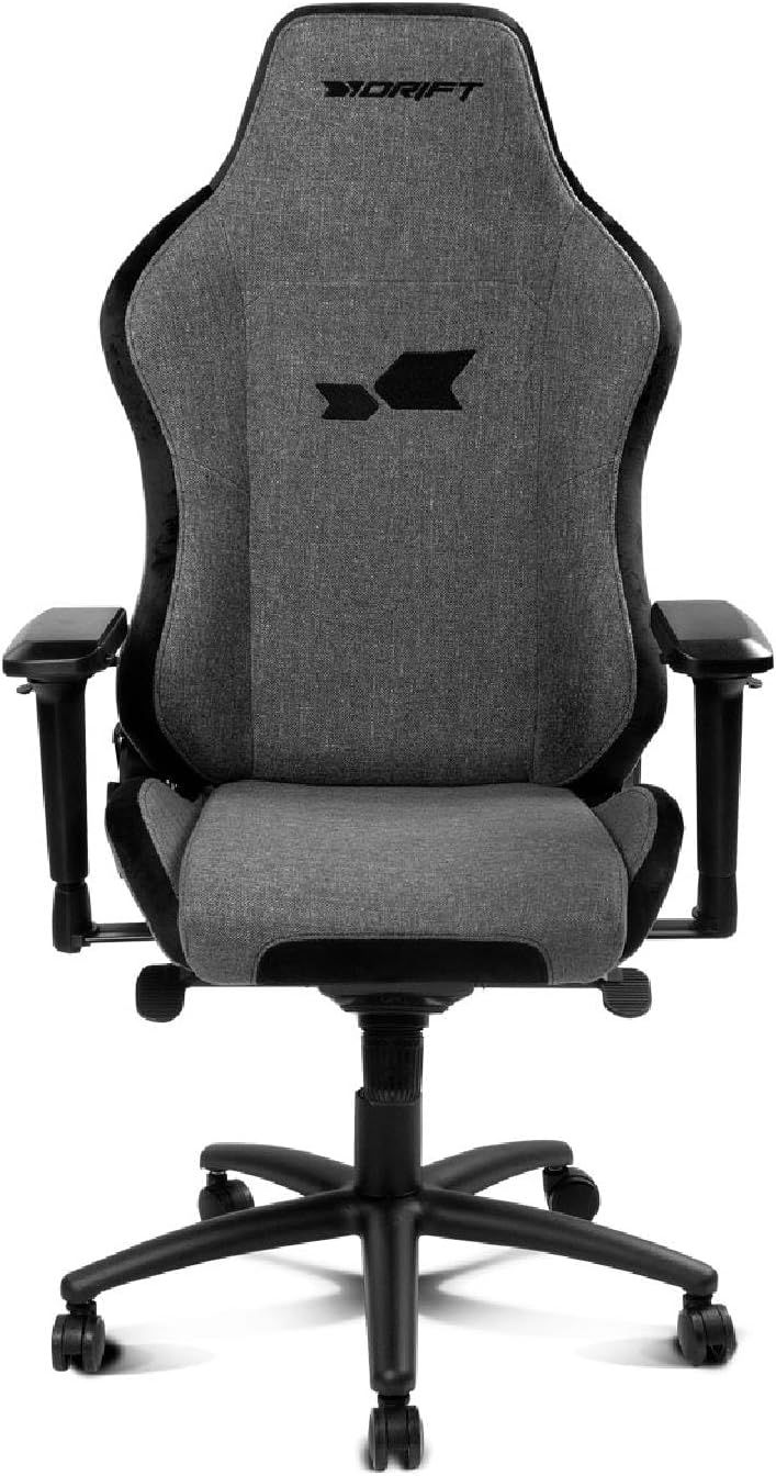 DR275CLOUD - Silla Drift Gaming DR275. Ergon�mica con reposabrazos 4D acolchados. tapizado de tela transpirable y espuma FOAM D50. Ruedas silenciosas. Respaldo 90?135� con mecanismo de balanceo doble y altura regulable. Hasta 150 kg.Gris(DR275CLOUD)