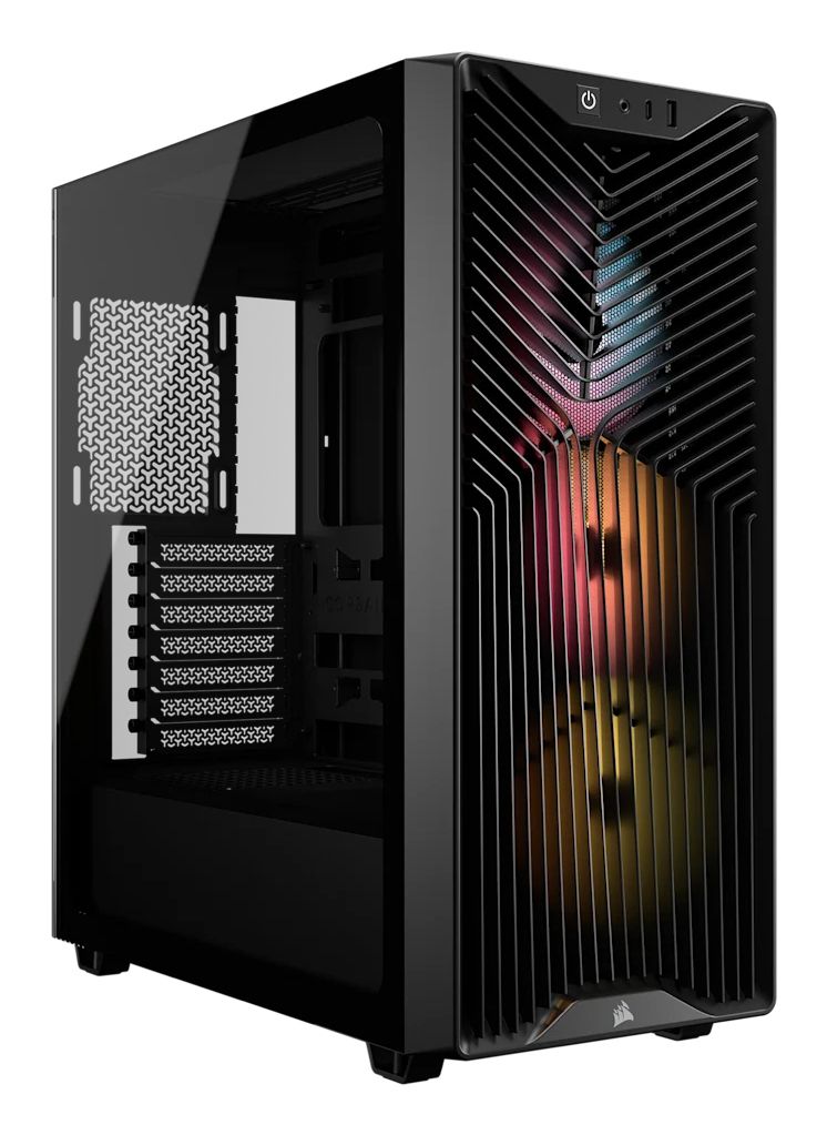 CC-9011346-WW - Caja Corsair 3200D RS ARGB Panel Lateral de Cristal Templado 1xUSB 2.0 1xUSB-C 3.2 ATX Mini-ATX mATX Negra (CC-9011346-WW)