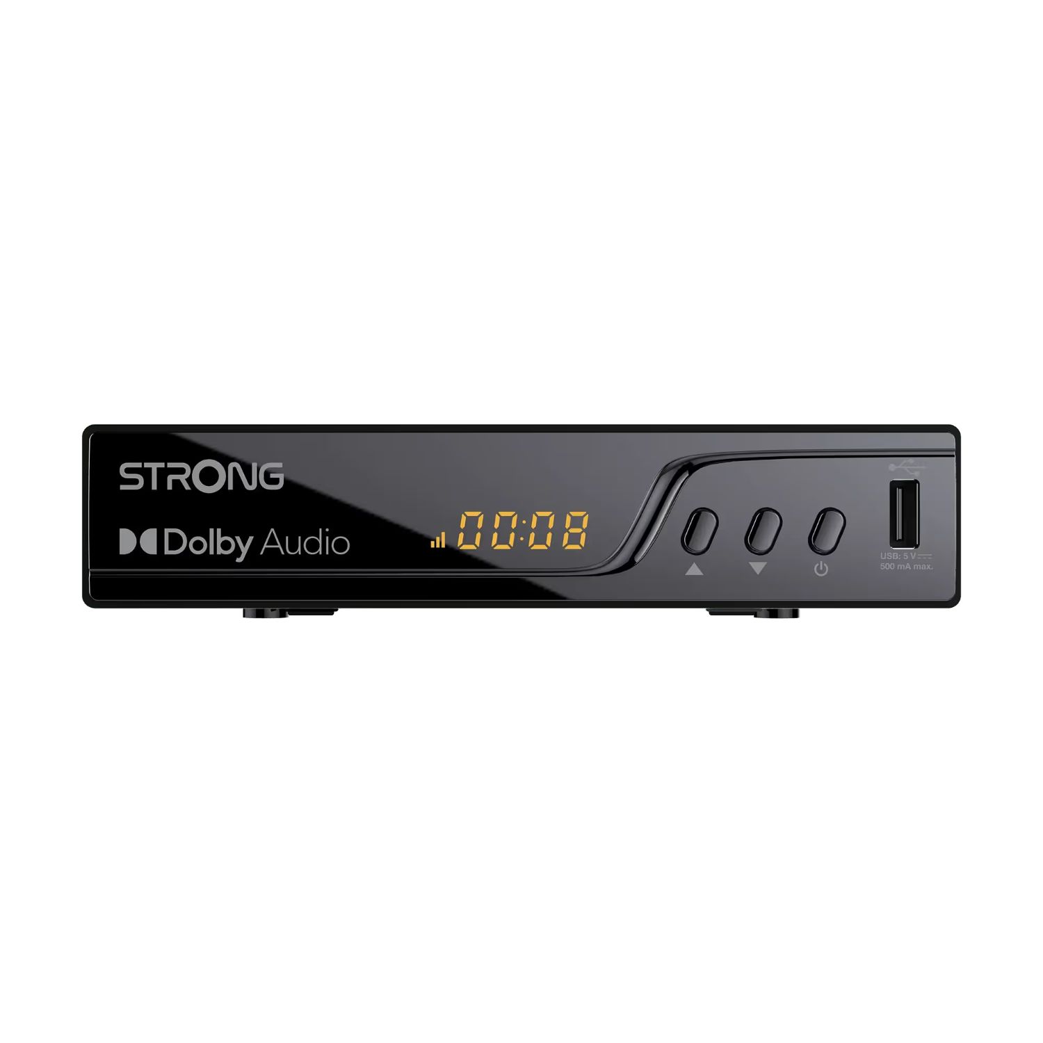 SRT8250 - Receptor TDT STRONG DVB-T2 4K UHD Pantalla Incorporada 1xUSB 2.0 1xHDMI 2.0 Mando a Distancia Negro (SRT8250)