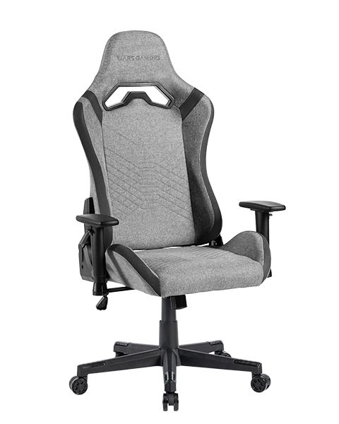 MGCPROFB - Silla Mars Gaming Ergonmica Reposabrazos 2D Altura Regulable Gris/Negra (MGCPROFB)