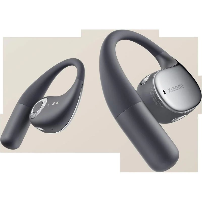 BHR8474GL - Auriculares XIAOMI Openwear Stereo Bluetooth 5.3 10m Estuche de Carga USB-C Autonoma 7h Gris Csmico (BHR8474GL)