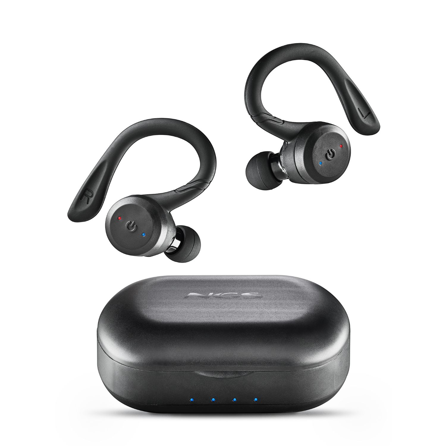 ARTICAJOGGER - Auriculares NGS Deportivos Intra-Aurales Binaurales TWS Bluetooth 5.3 IPX7 Estuche de Carga Autonoma 10h Negros (ARTICAJOGGER)