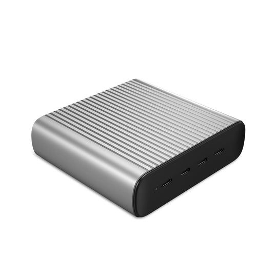 HJGAN245-EU - Cargador de Sobremesa TARGUS HyperJuice 4xUSB-C 245W Plata/Negro (HJGAN245-EU)