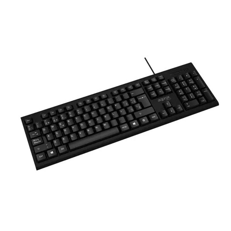 APPMX225 - Teclado Approx USB 2.0 Negro (APPMX225)