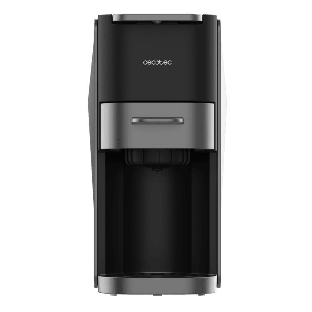 01853 - Cafetera CECOTEC FreeStyle Compact Dark para café molido y cápsulas. Multicápsula 4 en 1. Dolce Gusto, Nespresso, ESE pod y Senseo. (01853)