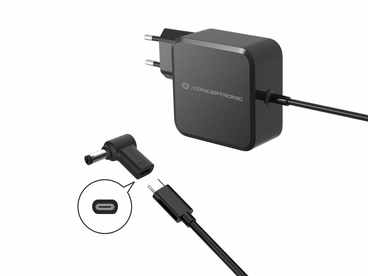 ABBY15PC03 - Adaptador USb CONCEPTRONIC USB-C a DC Acer/Universal 5.5x1.7mm 18-20V (ABBY15PC03)