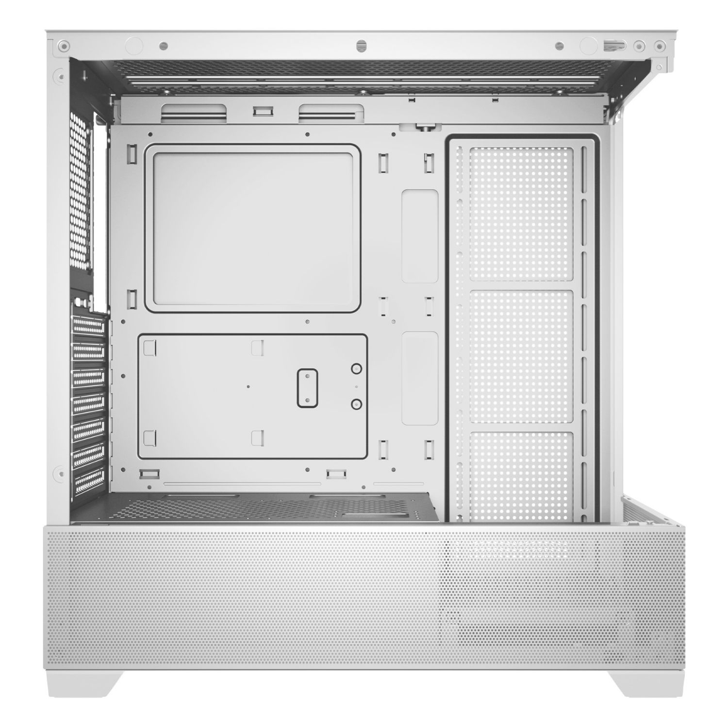 UK121802 - Caja Gaming UNYKA Revelat Ventana Lateral de Cristal Templado 2xUSB-A 3.0 1xUSB-C 3.1 ATX ITX mATX Blanca (UK121802)