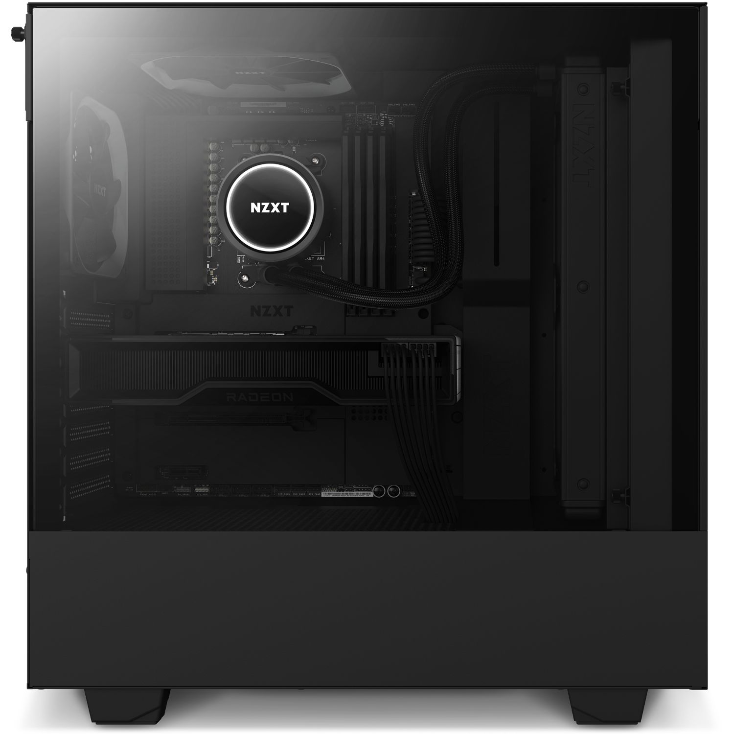 CC-H52FB-01 - Caja PC NZXT H510 Flow Ventana Lateral de Cristal Templado 120mm 1xUSB-A 1xUSB-C ATX mATX Mini-ITX Negra (CC-H52FB-01)