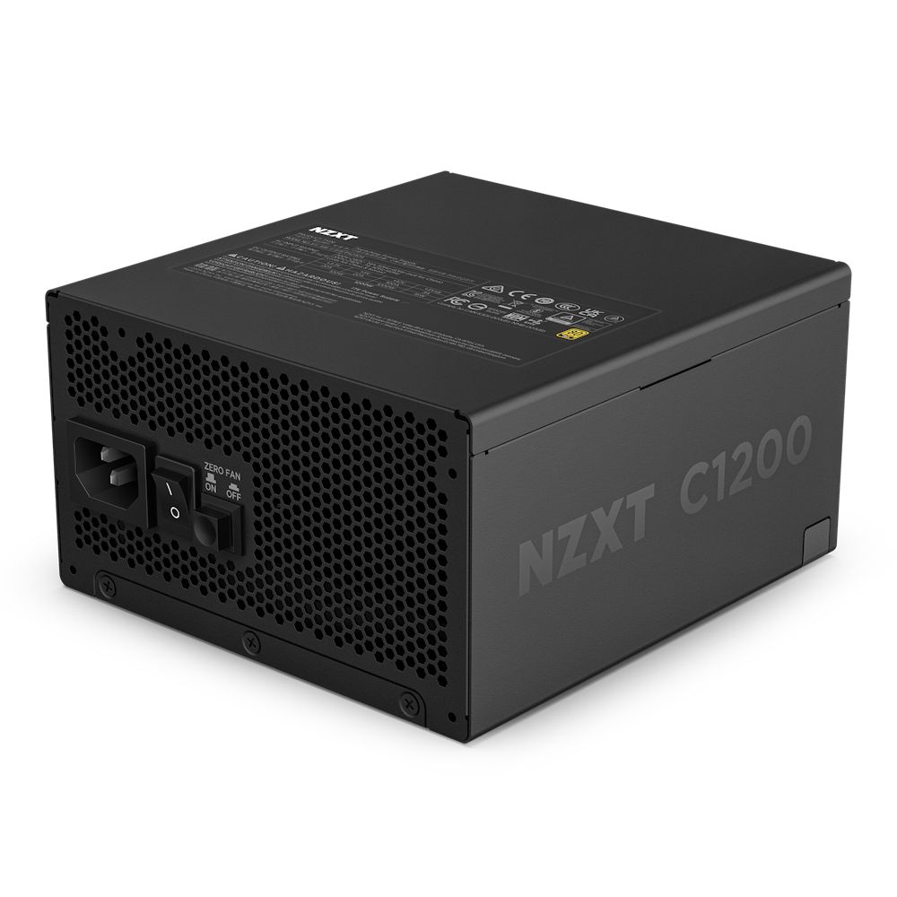 PA-2G2BB-EU - Fuente NZXT C1200 1200W ATX PFC Activo 91.6% 24-pin ATX 4xMolex 80 Plus Gold Negra (PA-2G2BB-EU)