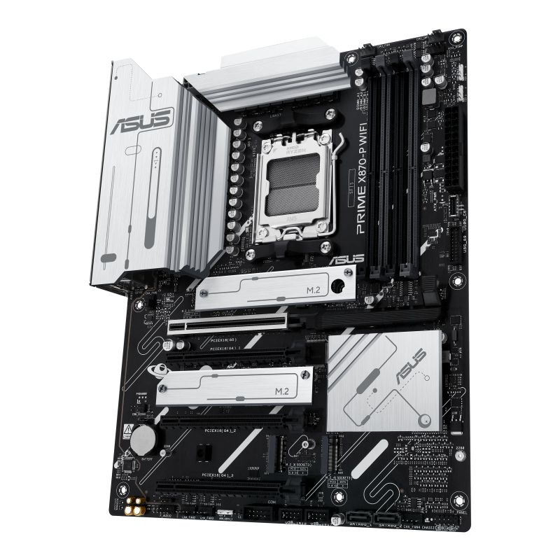 90MB1IS0-M0EAY0 - Placa base ASUS PRIME X870-P WIFI: (AM5) 4xDDR5 M.2 SATA3 PCIe USB 2.0 USB-A 3.0/3.1 USB-C 4.0 DP 1.4a HDMI 2.1 RJ45 7.1 ATX WiFi 5 Bluetooth 5.4 2.5 Gigabit Ethernet