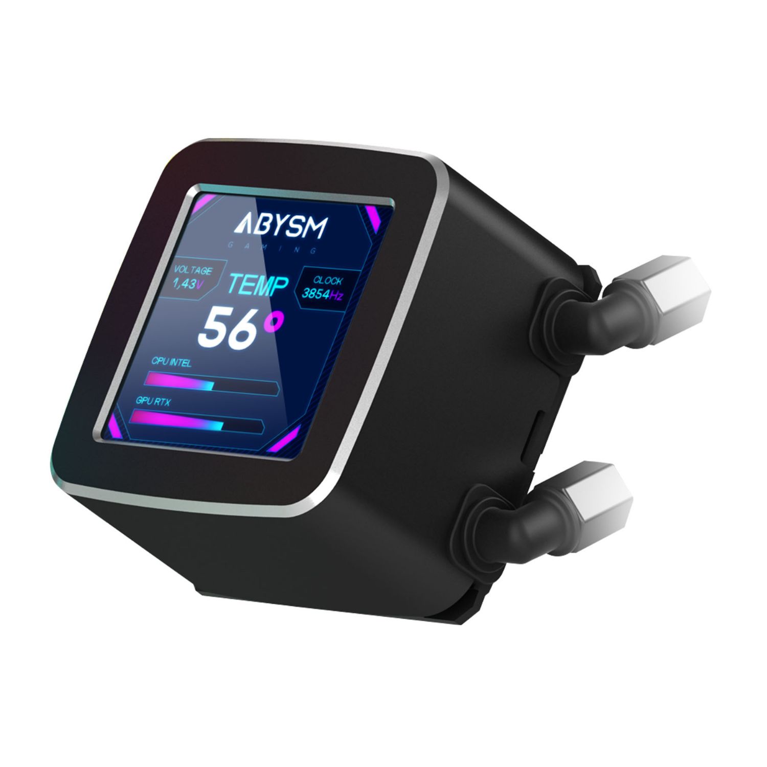 AB336011 - Refrigeracin Lquida CPU Abysm Oceanic LCD 3x120mm ARGB Negra (AB336011)