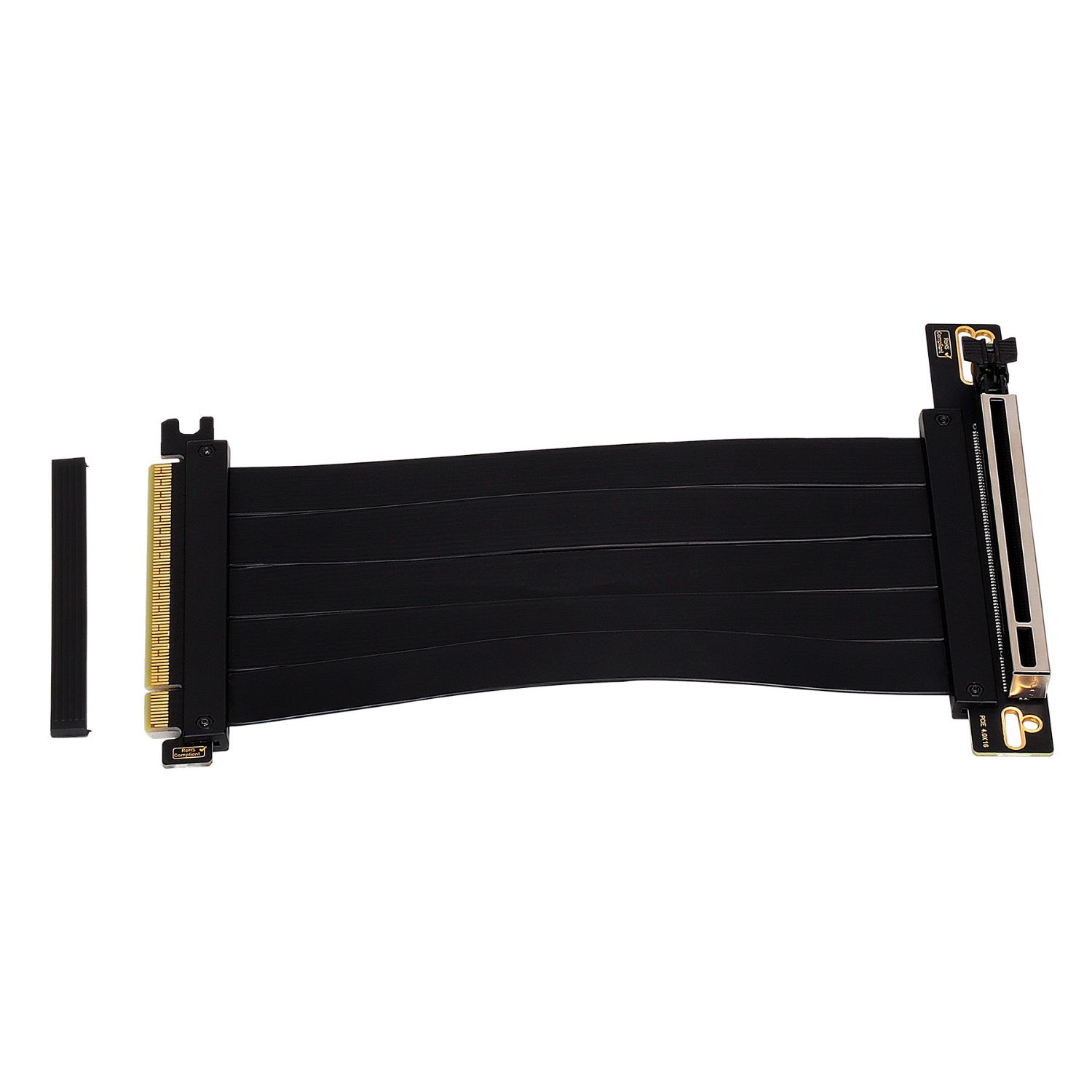 AB461701 - Cable Extensin Abysm Riser PCIe 4.0 x16 Flexible para montar Tarjeta Grfica Vertical Negro (AB461701)