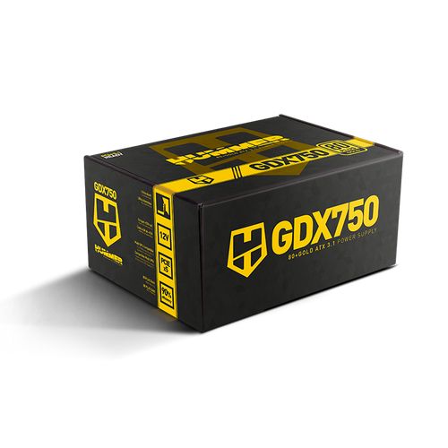 NXHUMMER750XGD - Fuente NOX GDX750 ATX 750W PFC Activo 12cm 20+4 pin ATX 4xMolex 4xSATA 80 Plus Gold Negra (NXHUMMER750XGD)