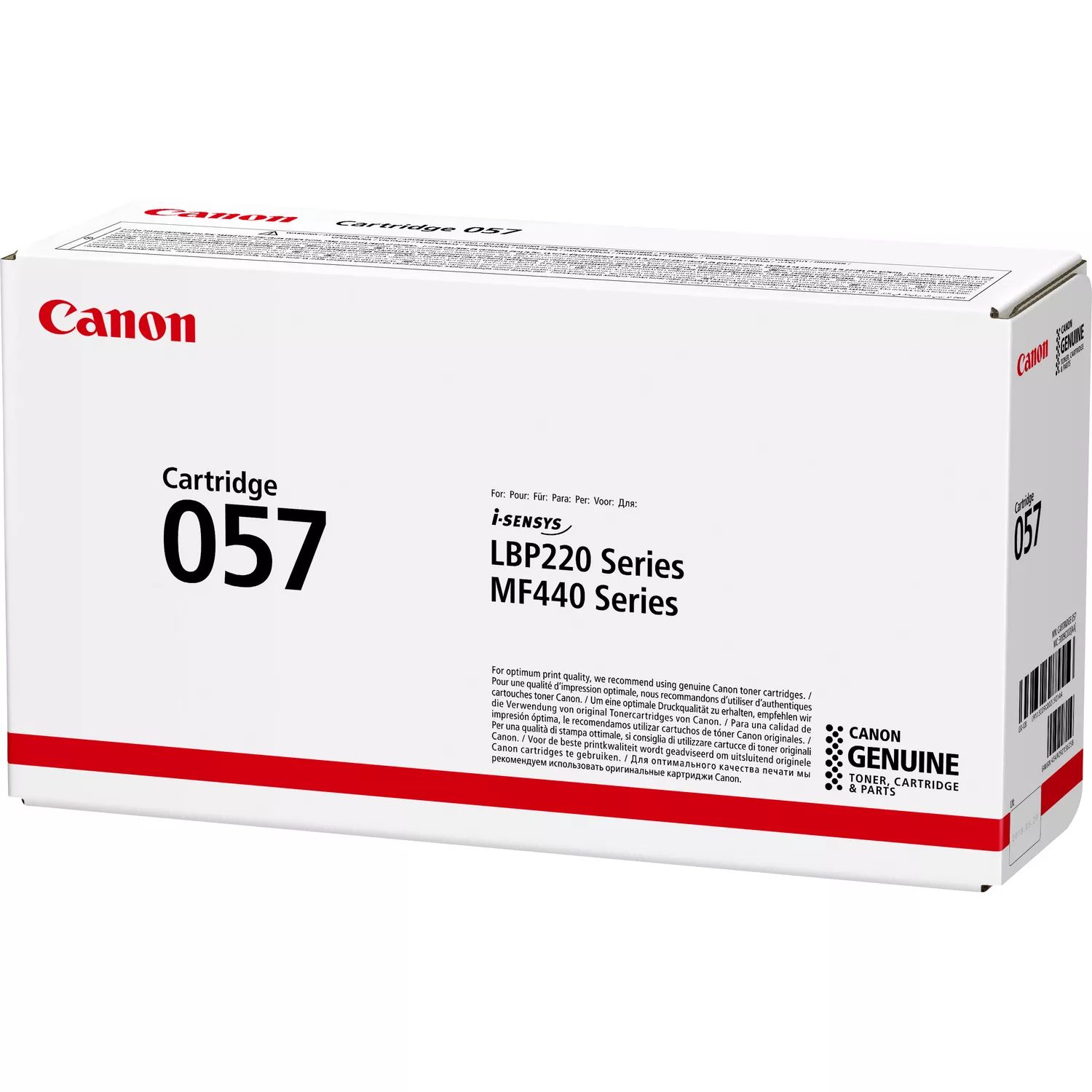 3009C002 - Toner Canon i-SENSYS 057 Negro. Para Series LBP223 LBP226 MF443 MF445. (3009C002)