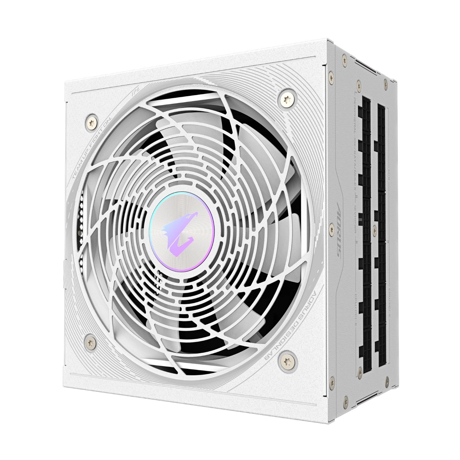 GP-AE1000PM PG5 ICE - Fuente GIGABYTE AORUS ELITE ATX 1000W Modular 20+4 pin ATX 4xMolex 6xSATA 80 Plus Platinum Blanca (GP-AE1000PM PG5 ICE)