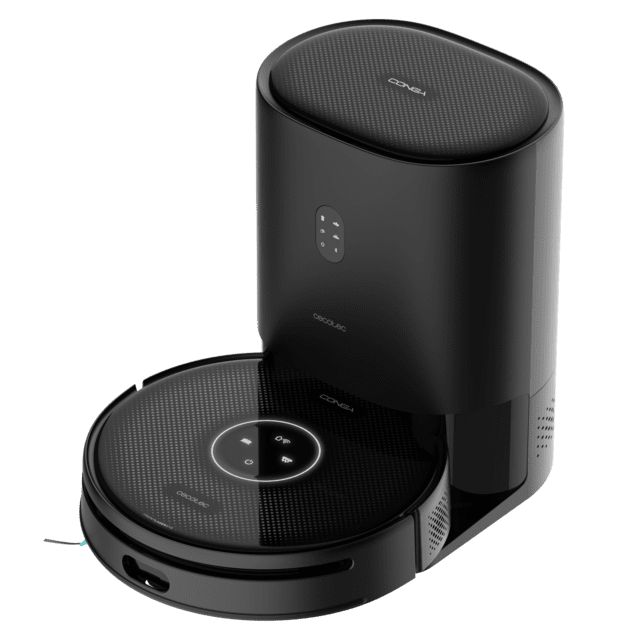 A01_EU01_100829 - Robot Aspirador/Friegasuelos CECOTEC Conga 14090 Twice Roller Home&Fill Base de Autovaciado de Polvo/Agua Sucia y Rellenado de Agua Limpia 8000 Pa WiFi Bluetooth APP (A01_EU01_100829)